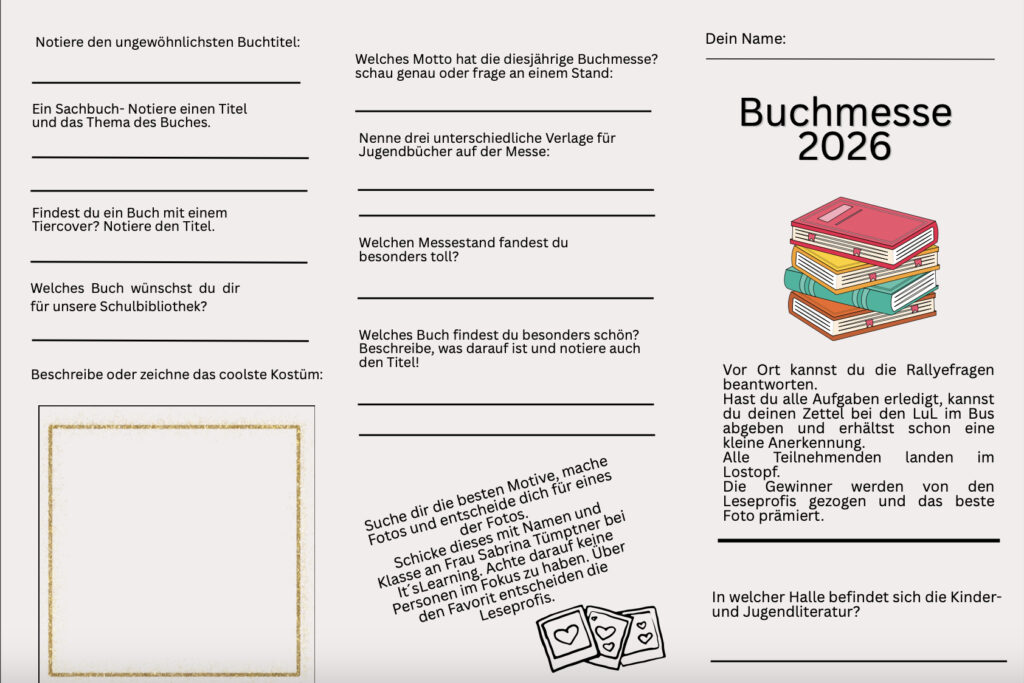 Fragen zur Buchmessen-Ralley