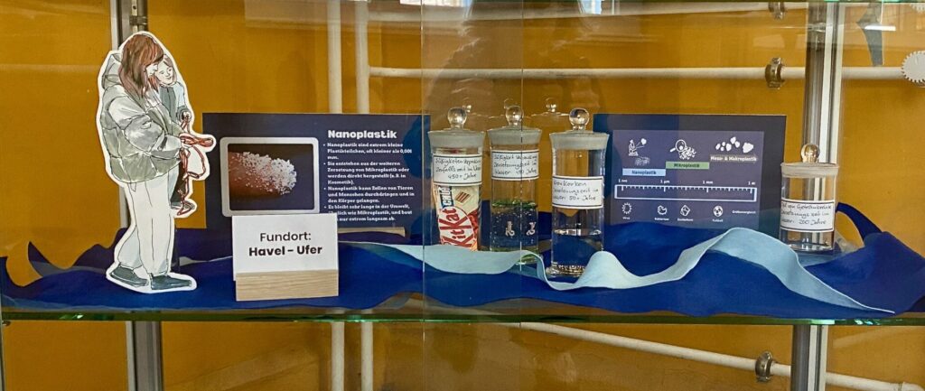Exponate der Vitrinen-Ausstellung