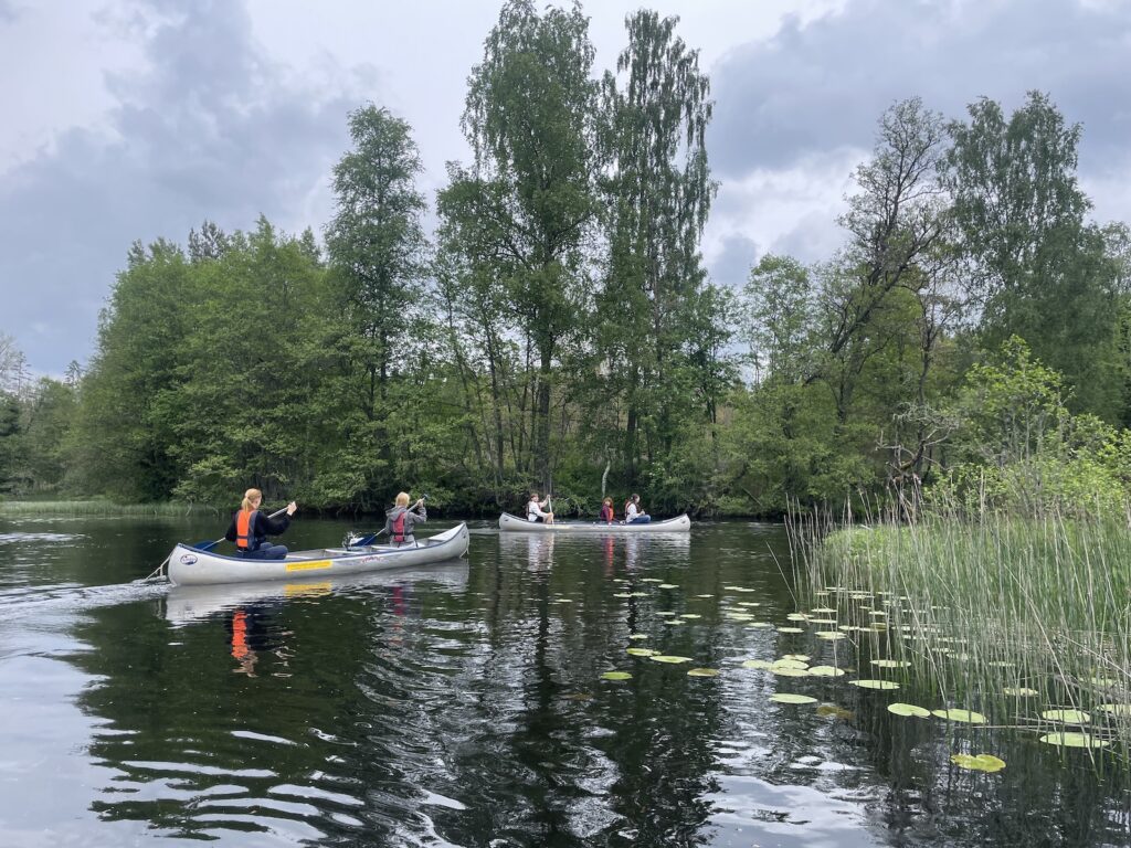 Auf Kanu-Tour